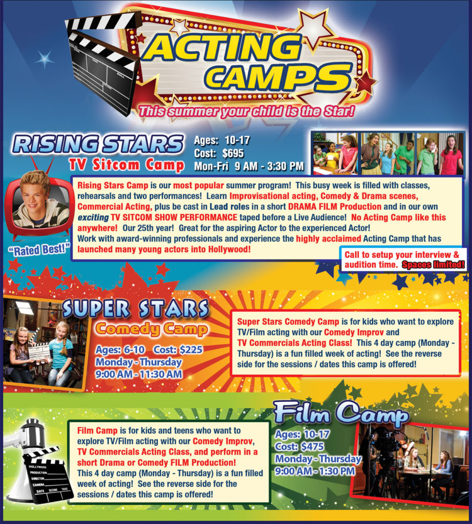 Acting Classes and Camps Kids & Teens TV Film School Dallas Texas